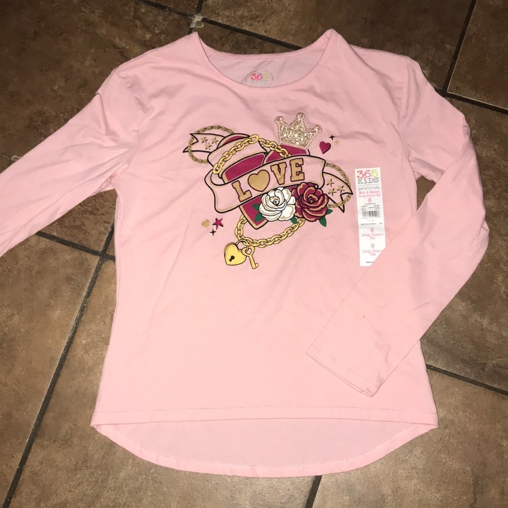 NWT Girl’s Bling Hi-Low Top